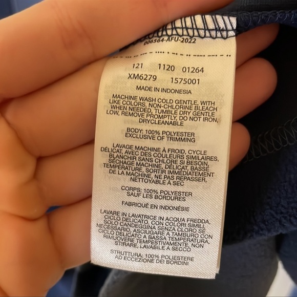 Colombia Navy Blue Zipper PullOver - Picture 3 of 5